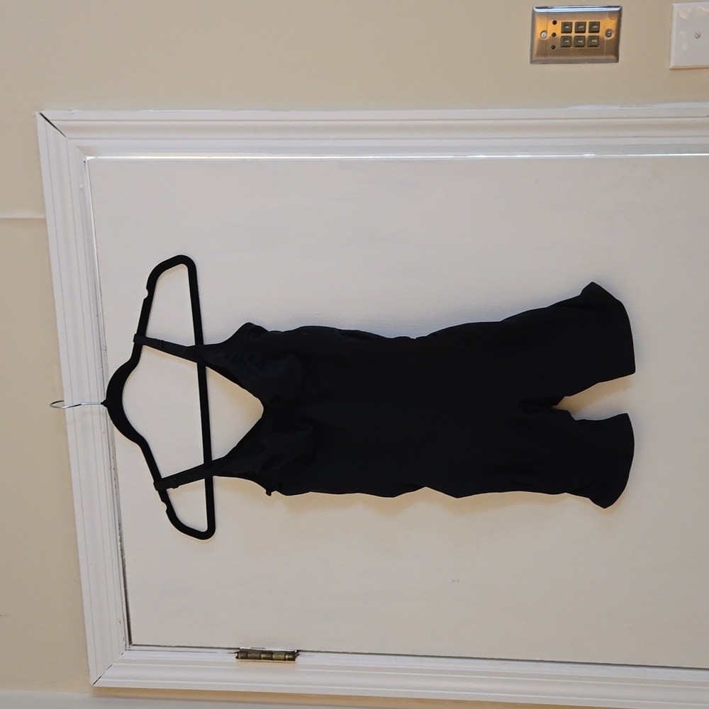 Skims seamless sculpt mid thigh bodysuit - black 2XL